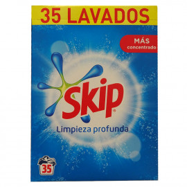 Skip powder detergent 35 dose 1,750 kg. Deep Cleaning.