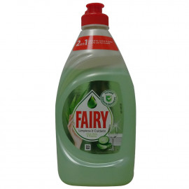 Fairy lavavajillas líquido 340 ml. Aloe vera y pepino.