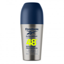 Reebok roll-on deodorant 50 ml. Maximum protection man.
