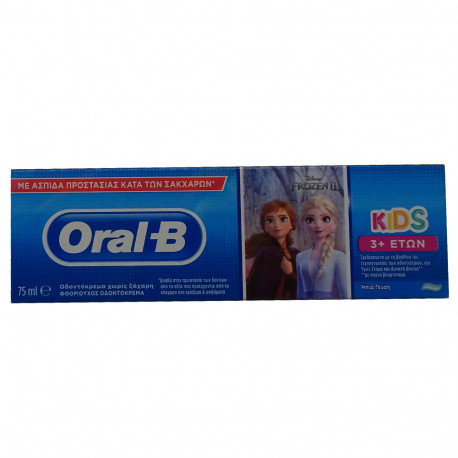 Oral B pasta de dientes 75 ml. Kids sabor suave Frozen.