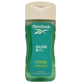 Reebok gel 250 ml. Cool your body aloe & mint mujer.