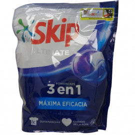 Skip detergent Iin tabs 46 u. Ultimate 3 in 1 maximum efficiency.