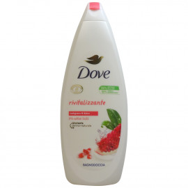 Dove bath gel 600 ml. Revitalizante pomegranate and hibiscus flower.
