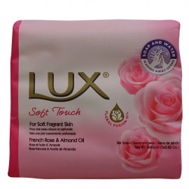 Lux pastilla de jabón 3X80 gr. Soft touch.