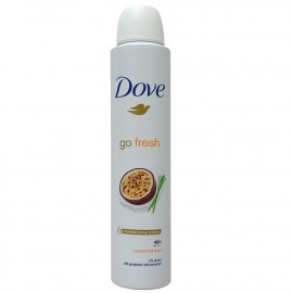 Dove desodorante spray 200 ml. Go fresh passion fruit.