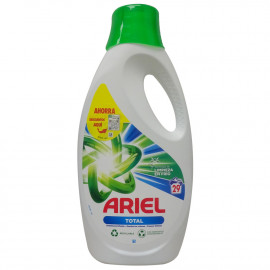 Ariel detergente gel 29 dosis 1,45 l. Total.