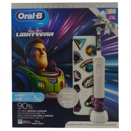 Oral B electric toothbrush 1 u. Kids + 3 years buzz lightyear + travel case soft.