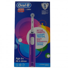 Oral B electric toothbrush 1 u. Junior + 6 years pink.