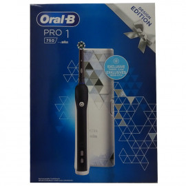 Oral B electric toothbrush 1 u. + travel case Pro 1-750 black.