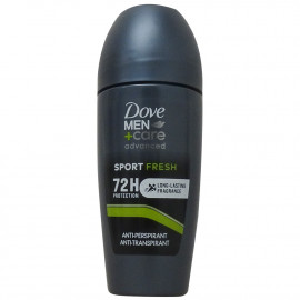 Dove roll-on deodorant 50 ml. Advanced men sport fresh.
