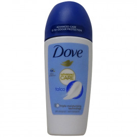 Dove roll-on deodorant 50 ml. Advanced talcum.