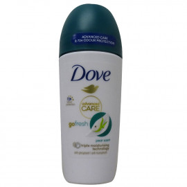 Dove desodorante roll-on 50 ml. Advanced go fresh pera.
