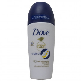 Dove desodorante roll-on 50 ml. Advanced care original.