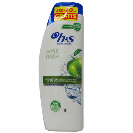 H&S shampoo 380+20 ml. Anti-dandruff apple fresh.