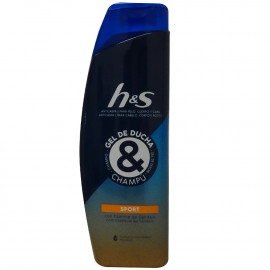 H&S shampoo 300 ml. Anti-dandruff 2 in 1 sport.