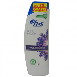 H&S shampoo 400 ml. Anti-dandruff nourish & care.