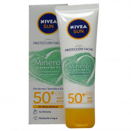 Nivea Sun crema solar 50 ml. Protección 50 mineral.