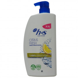 H&S shampoo 1000 ml. Anti-dandruff citrus fresh with dispenser.