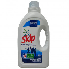 Skip detergente líquido 24 dosis 1080 ml. Deep cleaning.