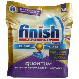 Finish dishwasher powerball tabs 39 u. Quantum super power.