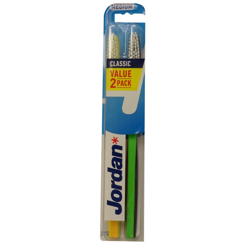 Jordan toothbrush 2 u. Classic medium. - Tarraco Import Export