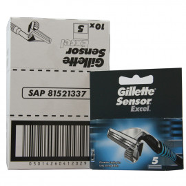Gillette Sensor Excel blades minibox 5 u.