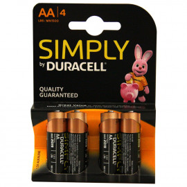 Duracell battery Symply AA 4 u.