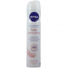 Nivea desodorante spray 200 ml. Woman Talc Sensation.