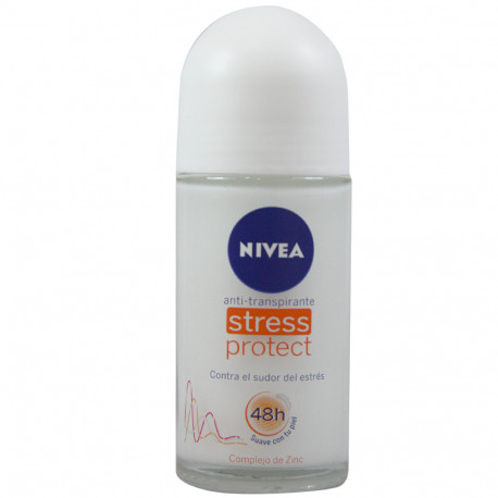 Nivea desodorante roll-on 50 ml. Women Stress Protect.