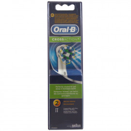 Oral B refill electric toothbrush 2 u. Crossaction.