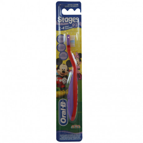 Oral B toothbrush 2-4 Ages Mickey & Minnie.