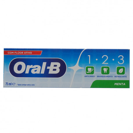 Oral toothpaste 75 ml. 123 Fresh mint. - Tarraco Import Export