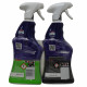 Cillit bang spray suciedad y manchas 750 ml + Cillit bang spray quitagrasas 750 ml.