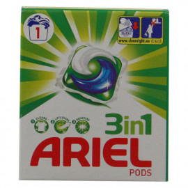 Ariel detergente en cápsulas 3 en 1 - 160 u. Regular.