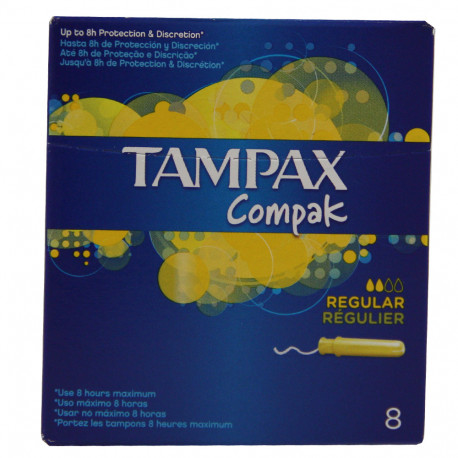 Tampax compak regular 8 u.