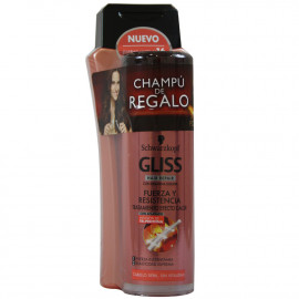 Gliss shampoo 250 ml. + treatment 150 ml. Strong & Endurance.