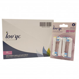 Lov'yc recambio cepillo eléctrico 4 u. 3D Clean minibox 12 u.