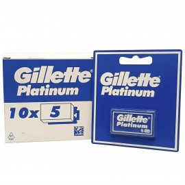 Gillette platinum cuchillas.