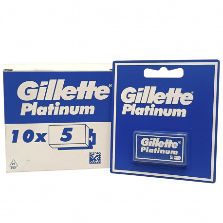 Gillette platinum cuchillas.