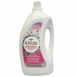 Arun detergente gel 60 dosis 4 l. Colores intensos.