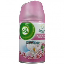 Air Wick ambientador recambio spray 250 ml. Magnolia y Cereza.