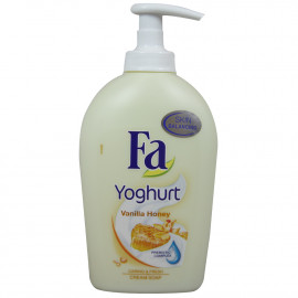 FA jabón de manos liquido 300 ml. Yogur vainilla.