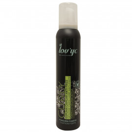 Lov'yc Curly hair foam 200 ml. Vegan formula strong fixation.