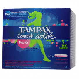 Tampax compak active 20 u. Super.