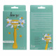 Lov'yc maquinilla de depilar 1 u. + 3 recambios. Surtido colores Aloe Vera.