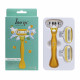 Lov'yc maquinilla de depilar 1 u. + 3 recambios. Surtido colores Aloe Vera.