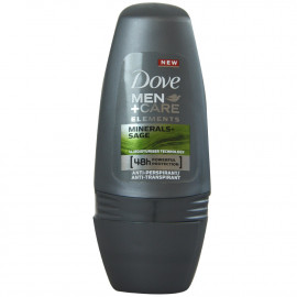 Dove desodorante roll-on 50 ml. Men Fresh Elements Minerals Sage.