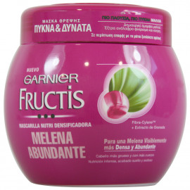 Garnier Fructis mascarilla 400 ml. Melena abundante.