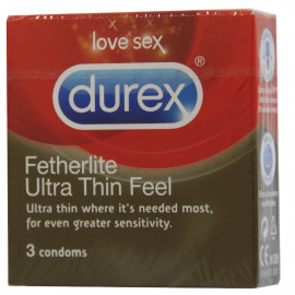 Durex preservativos 3 u. Ultra Thin Feel.