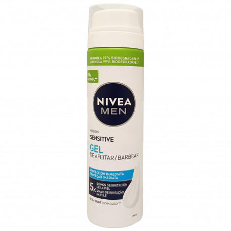 Nivea gel de afeitar 200 ml. Sensitive.